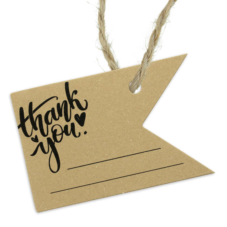 Tischkarten und Geschenkanhänger DANKE 10 St.
