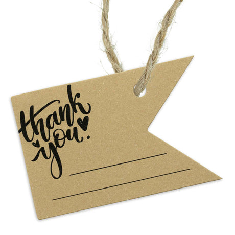 Tischkarten und Geschenkanhänger DANKE 10 St.
