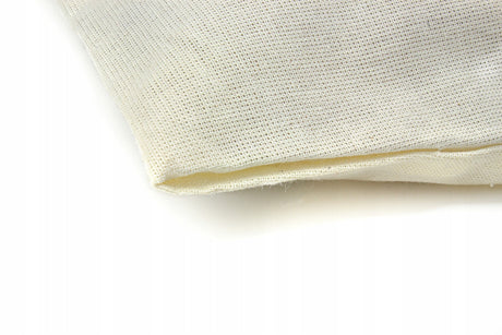 Weihnachts-Baumwolltasche 100x150mm Ecru mit Rentier-Aufdruck