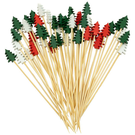 Weihnachts-Zahnstocherstäbchen 50 Stk.