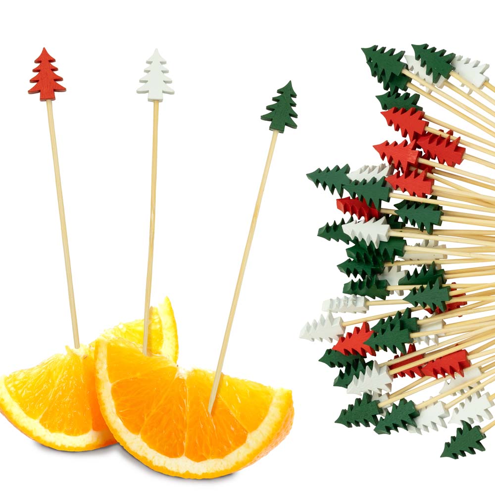 Weihnachts-Zahnstocherstäbchen 50 Stk.