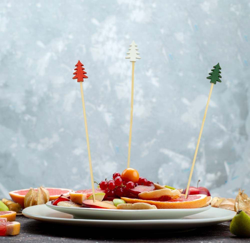 Weihnachts-Zahnstocherstäbchen 50 Stk.