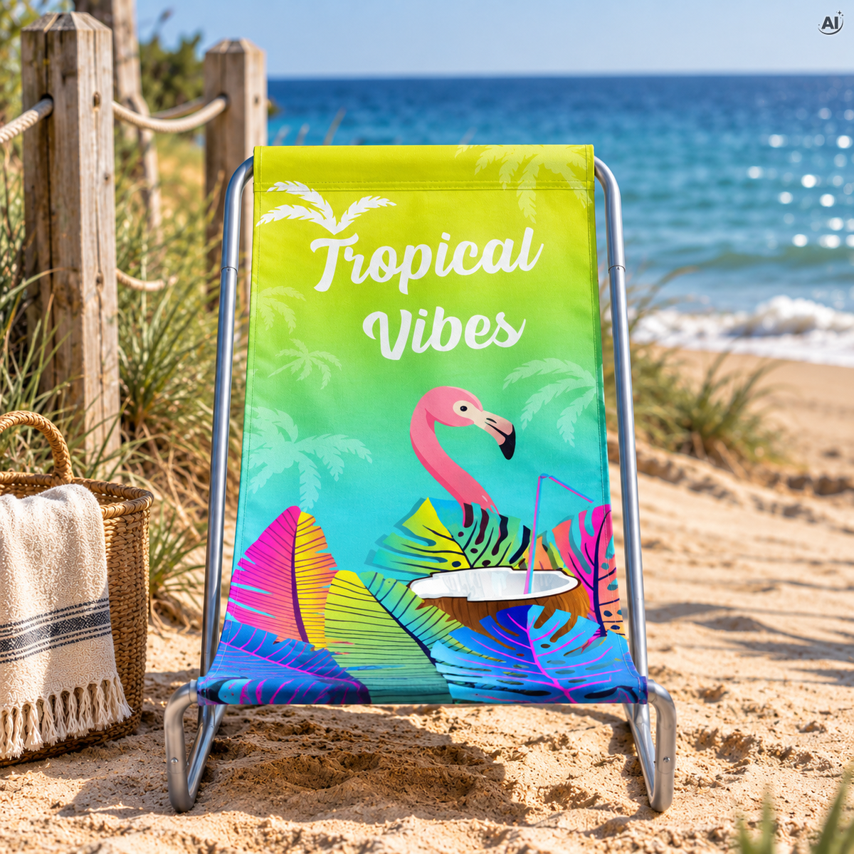 Tuoli makuualustalle teräksestä TROPICAL VIBES