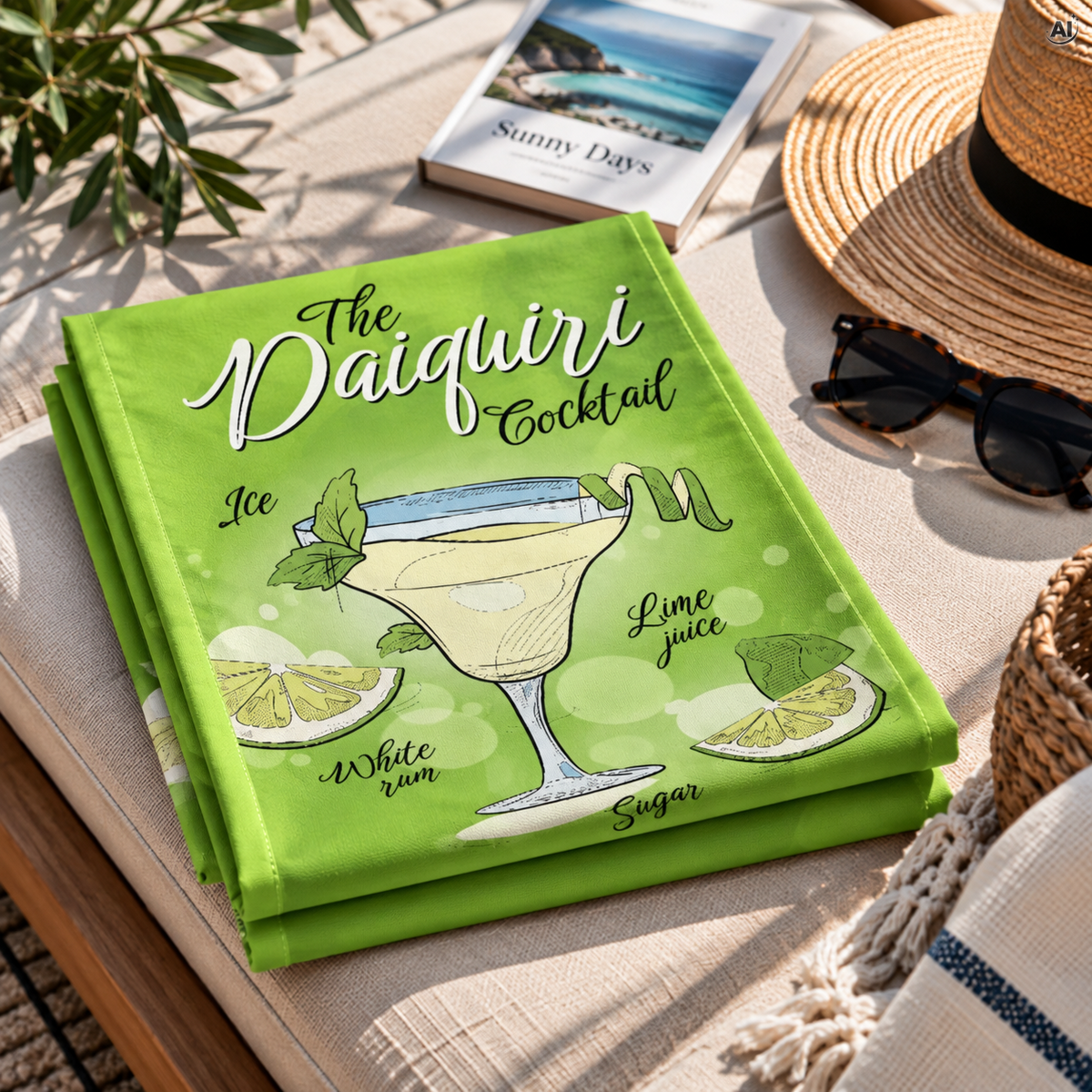 Kannen tuoli kansi daiquiri cocktail