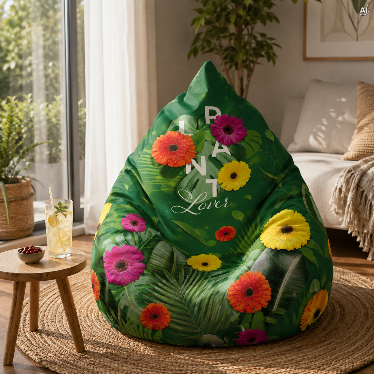 Pouf - Sac XXL de 300 l - PLANT LOVER