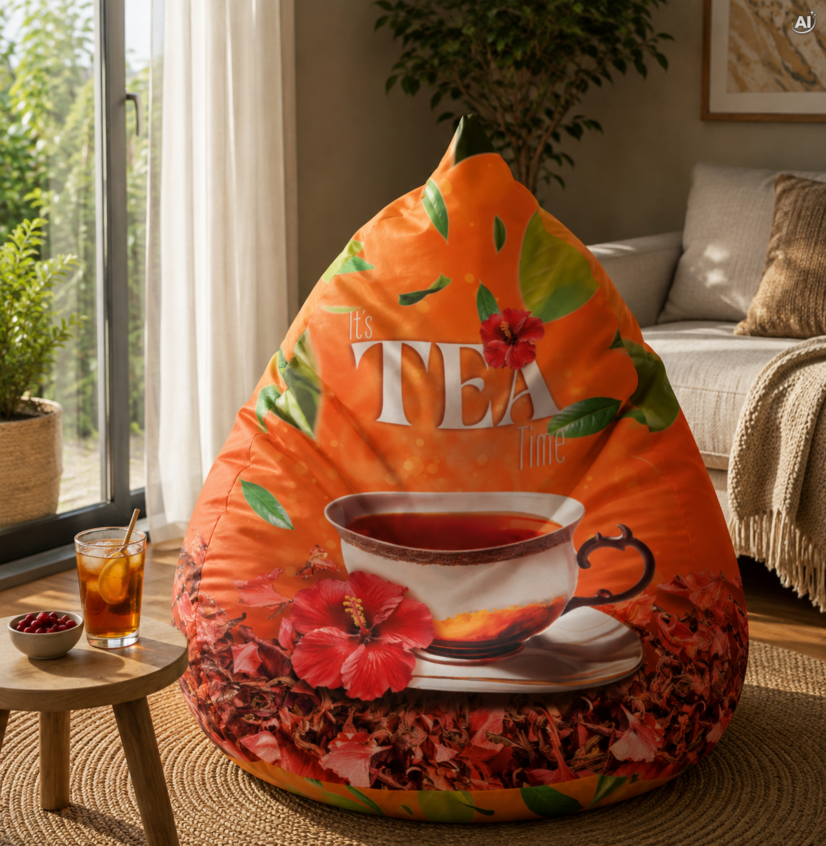 Sac à poser gonflable – Sac XXL de 300 l – IT'S TEA TIME