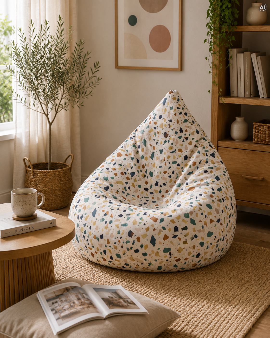 Bean Bag Sitzsack – XXL-Beutel mit 300 l – TERRAZZO