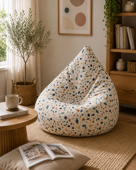 Bean Bag Sitzsack – XXL-Beutel mit 300 l – TERRAZZO