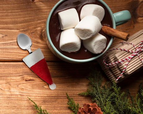 Dekorative Weihnachtsmützen des Heiligen Nikolaus 3,5x8cm 10 Stück