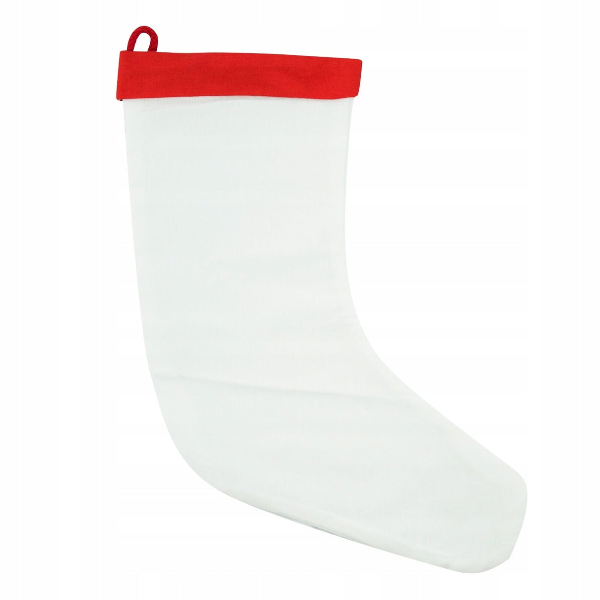 Weihnachtsstrumpf, weiß, dekorativ