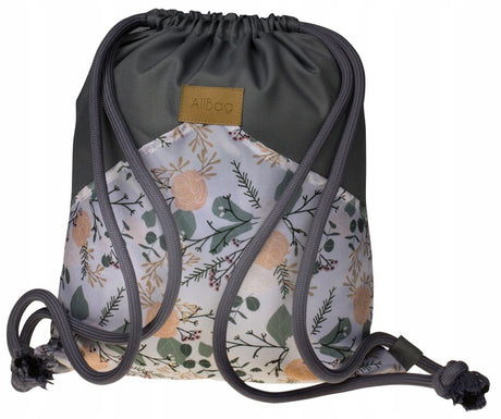 Premium-Rucksack Grau BOHO + GRATIS