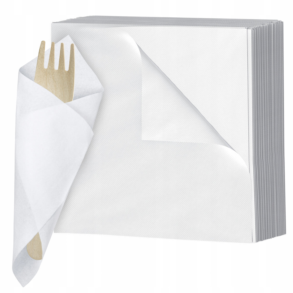Catering-Servietten WEISS 15x15cm 500Stk.