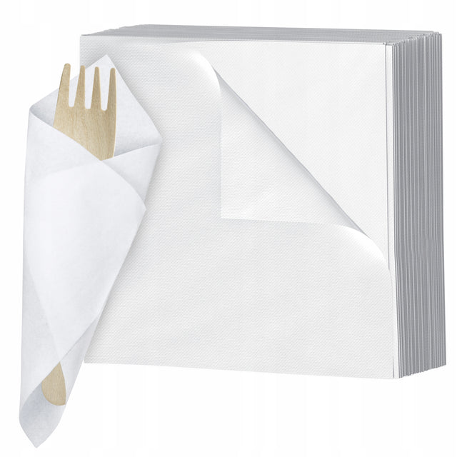 Catering-Servietten WEISS 15x15cm 500Stk.