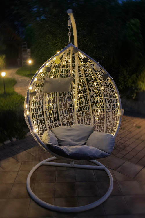 LED Lichterkette 100 batteriebetrieben 10 Meter WARMES LICHT