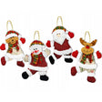 Weihnachtsbaumanhänger Teddybär, Rentier, Weihnachtsmann, Schneemann 4 Stk.