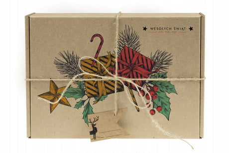 Weihnachtsmann-Geschenkbox, 3-teilig.