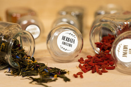 Gewürzaufkleber WEISS 200St.