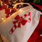 Weihnachtsbeutel aus Polyester 16x21cm ROT