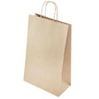 Papiertüte mit gedrehtem Griff 24x10x36cm Braun