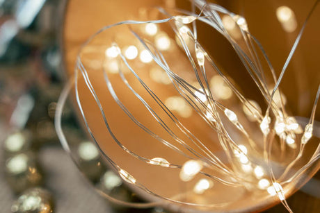 LED Lichterkette 100 batteriebetrieben 10 Meter WARMES LICHT