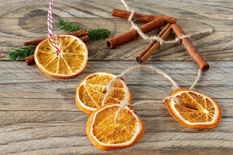 Natürliche getrocknete Orangenscheiben