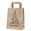 Weihnachtspapiertüte 180x80x230mm Merry Christmas Tree