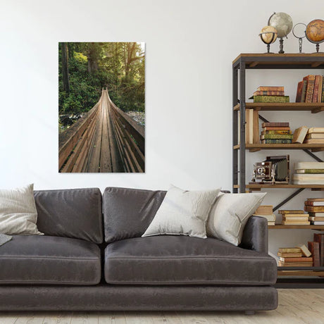 Wanddeko Holz - Forest Bridge