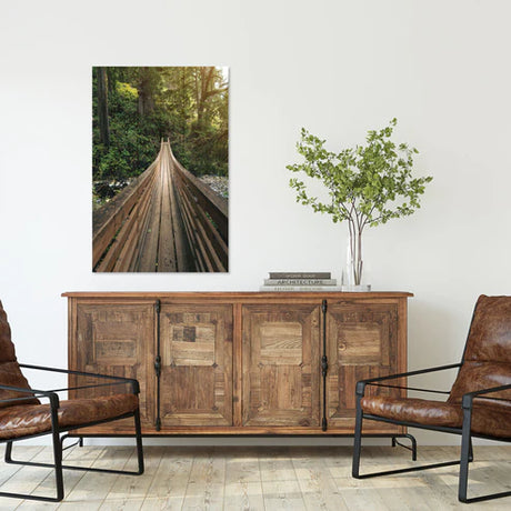 Wanddeko Holz - Forest Bridge