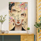 Wanddeko Holz - Frida and Flower Collage