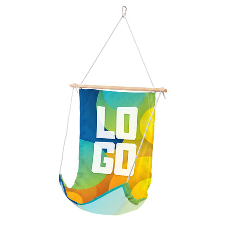 Werbeschaukel mit FULLPRINT-Druck