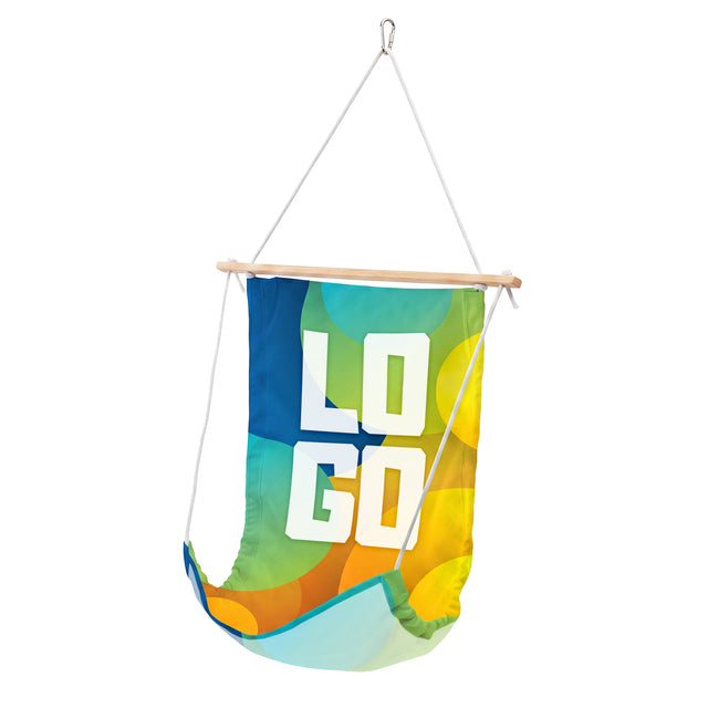 Werbeschaukel mit FULLPRINT-Druck