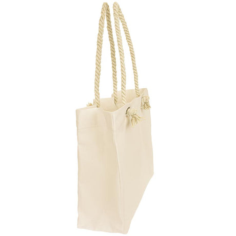 Strandtasche ECRU 42x15x15x38cm Griff: 70 cm