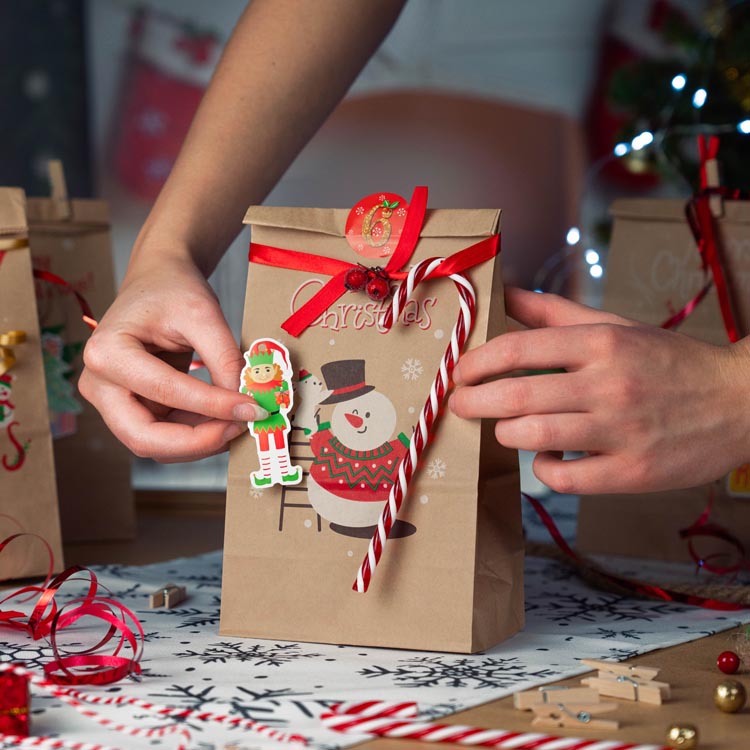 Adventskalender DIY Buntes Lama