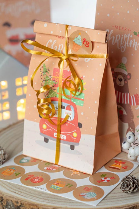 Adventskalender DIY Teddybär