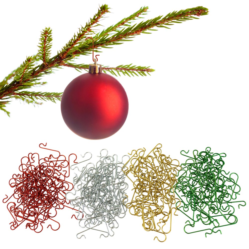 Metallhaken für Kugeln im 50er-Pack.