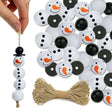 DIY Weihnachtsbaum-Schneemänner
