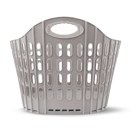 Faltbarer Wäschekorb aus Kunststoff mit Griffen