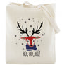 Weihnachts-Baumwolltasche HO HO HO!