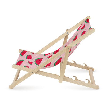 Kinderliegestuhl aus Holz Strawberry