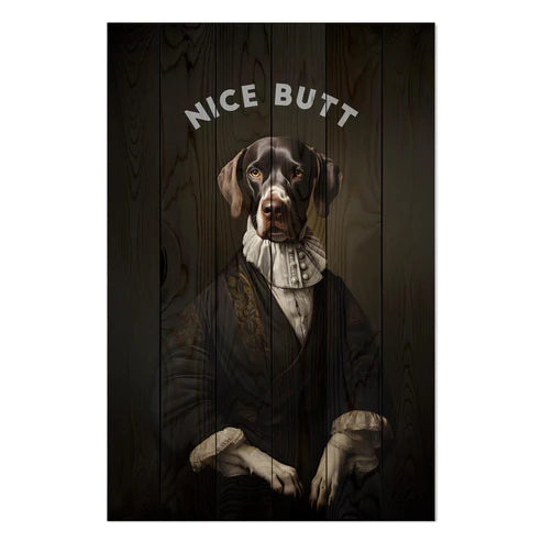 Wanddeko Holz - Nice butt