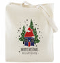 Weihnachten Baumwolltasche MERRY CHRISTMAS Haus