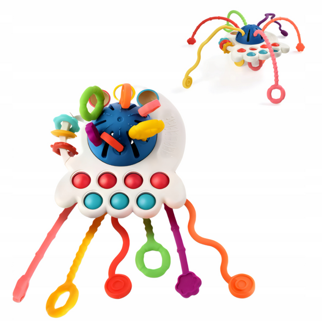 Sensorischer Oktopus-Beißring 2 in 1