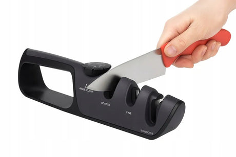 Messerschärfer 3in1 mit einstellbarem Winkel