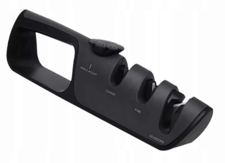 Messerschärfer 3in1 mit einstellbarem Winkel