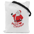 Weihnachten Baumwolltasche NIKOLAUS schwarzer Griff
