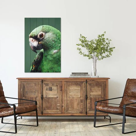 Wanddeko Holz - Parrot