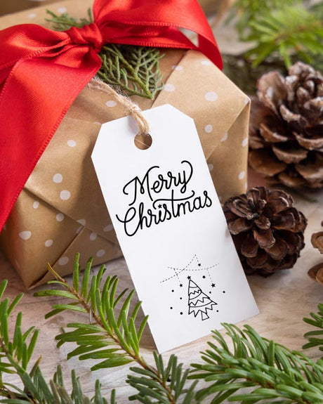 Stempel Holzstempel Weihnachtsmuster 6 Stk.