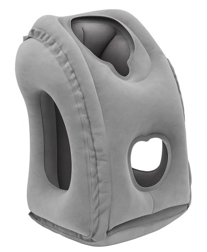 Reisen -inflatierbares Velor -Kissen