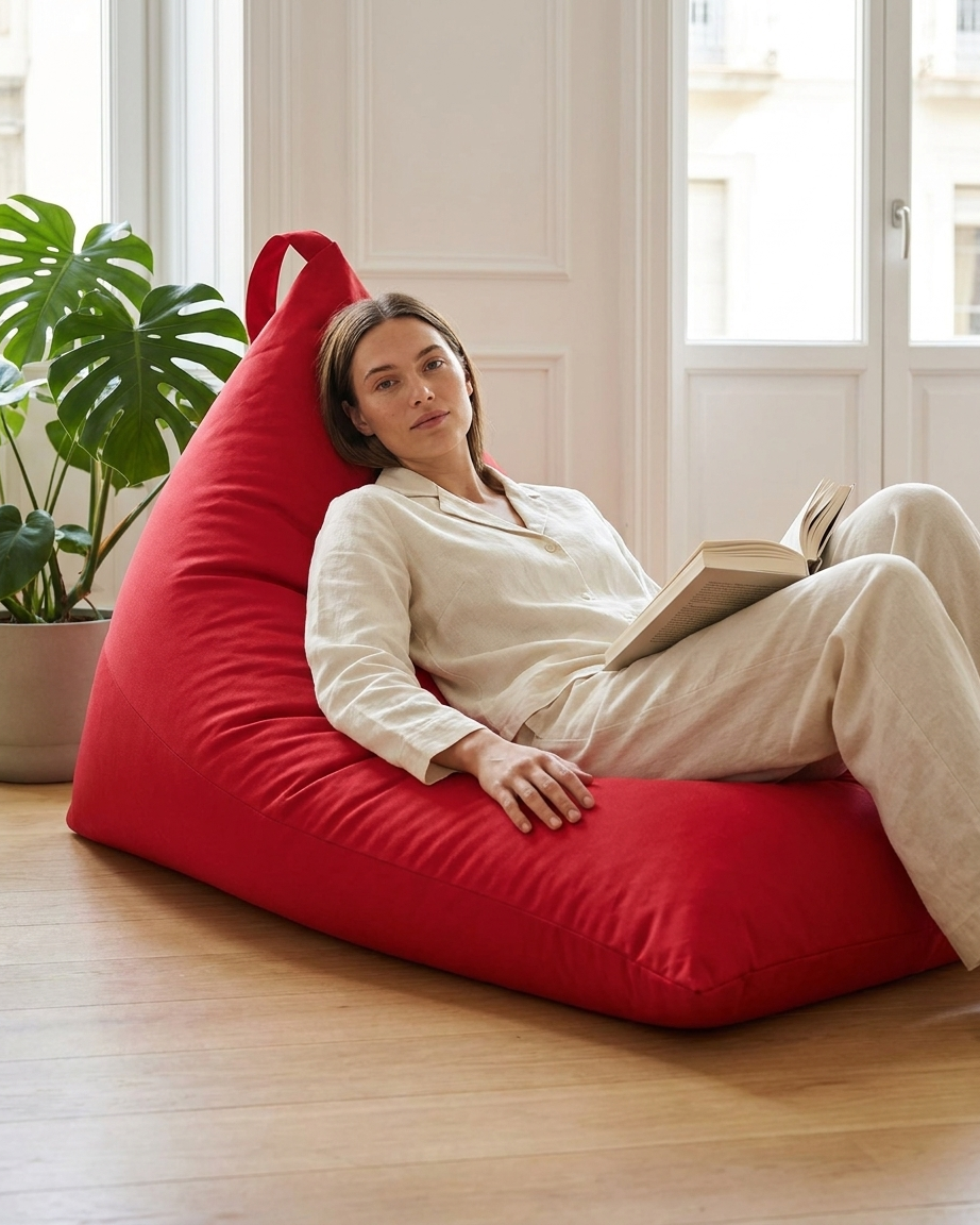 Pufa pillow XXL OXFORD Jednokolorowe