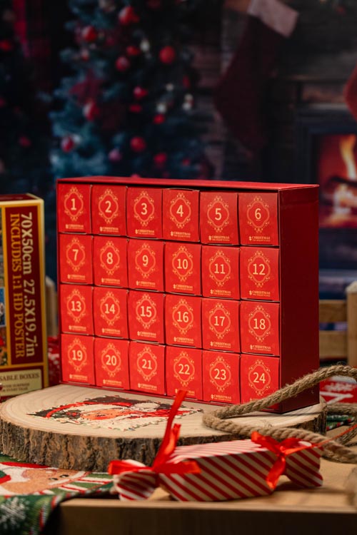 Adventskalender-Puzzle - 24 verschiedene Weihnachtsbilder